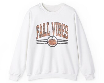 Retro Fall Vibes Sweatshirt, Cozy Fall Sweatshirt, Lovely Fall Tshirt, Cute Fall Vibes Crewneck Sweater, Women Fall Gift, Girly Cozy Sweater