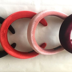 Velvet Puffy Headbands for Girls. 90s Inspo Vintage (As If)