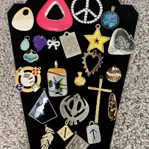Lot of Charms and Pendants for Crafters DIY Projects