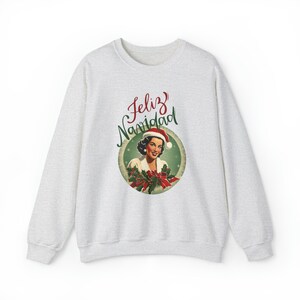 Feliz Navidad, Hispanic Christmas Sweater, Vintage Christmas Sweater, Feliz Navidad Sweater, Latino Christmas, Feliz Navidad Sweatshirt