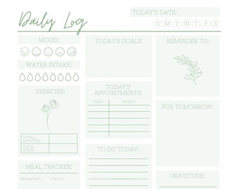 Minimalist Daily Planner