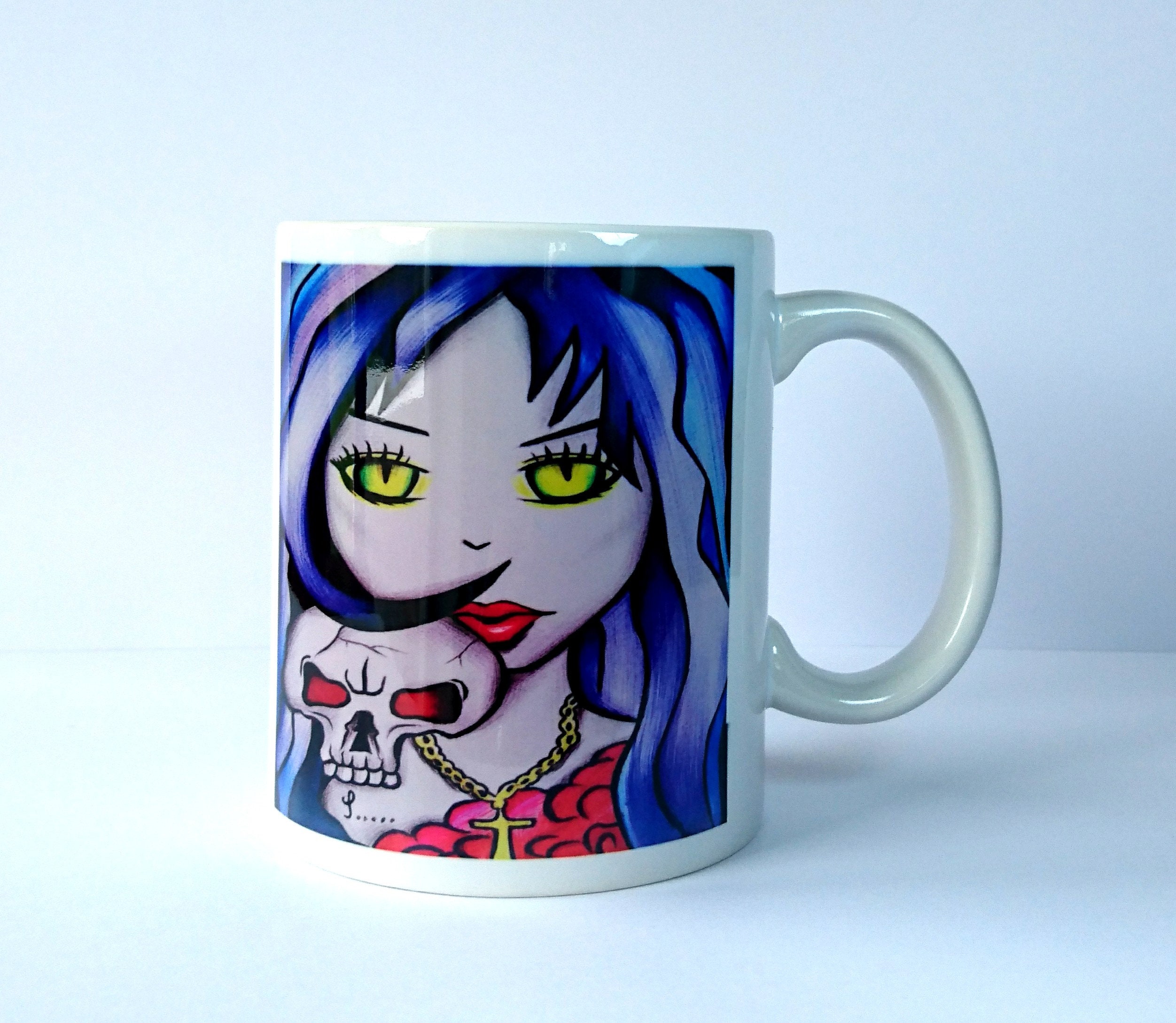Mug Manga Lolie Skulls