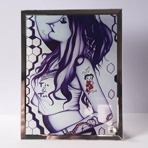sexy frau rahmen, spiegel, weihnachten, geburtstag, haus und dekor, sammlung, büro, wohnzimmer, liebe, kunst, glas, sexy, kreation, original