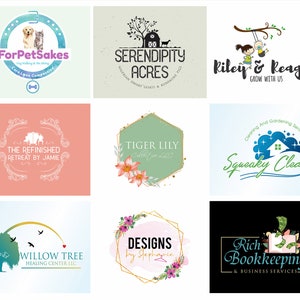 Wir erstellen individuelle Logos, Vintage-Logo, Fotografie-Logo, Aquarell-Logo, individuelles Logo, Visitenkarte, Branding, Facebook-Banner, Web-Banner