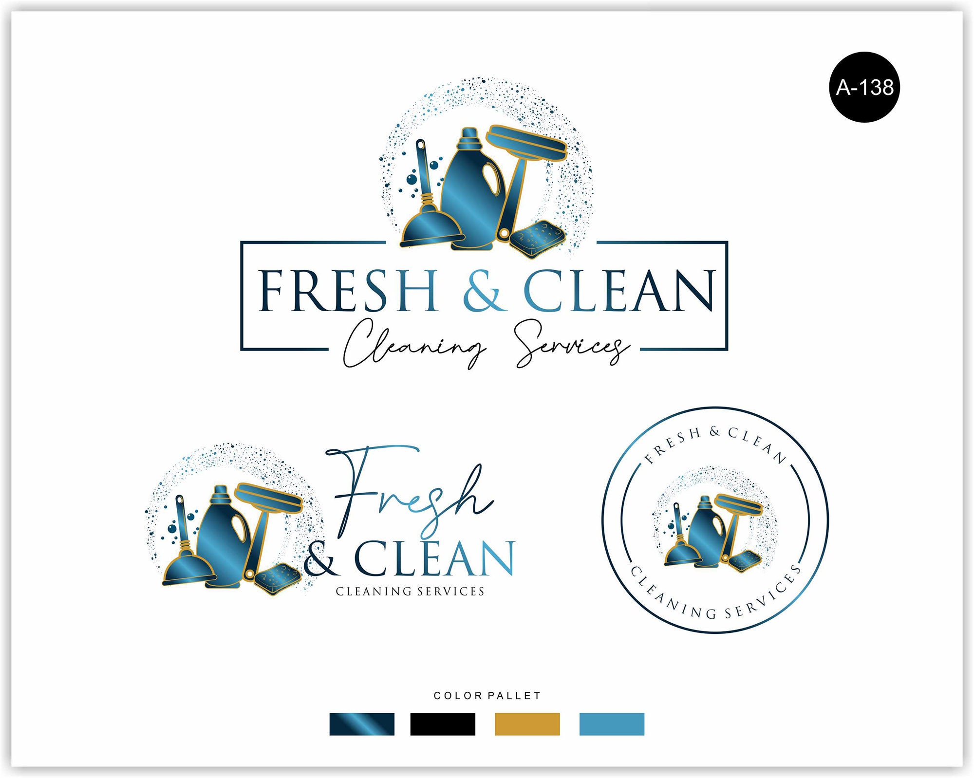cleaning service logo