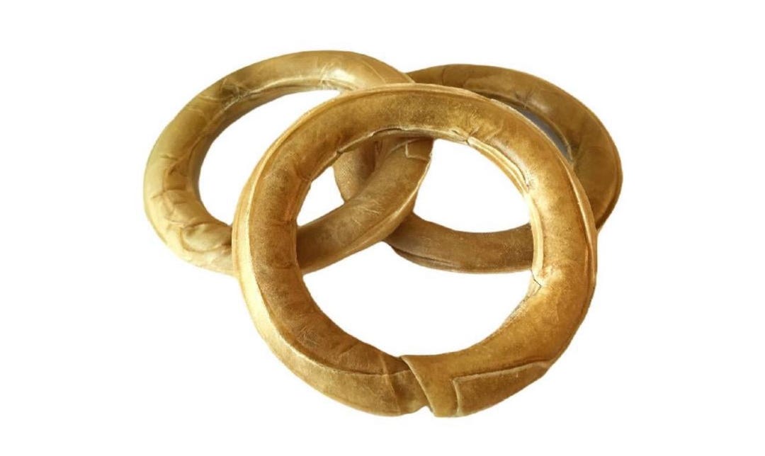 Pressed Rawhide Ring – Natural 6