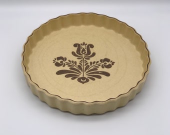 Pfaltzgraff Blue Yorktowne 9 Inch Quiche Dish Excellent Condition