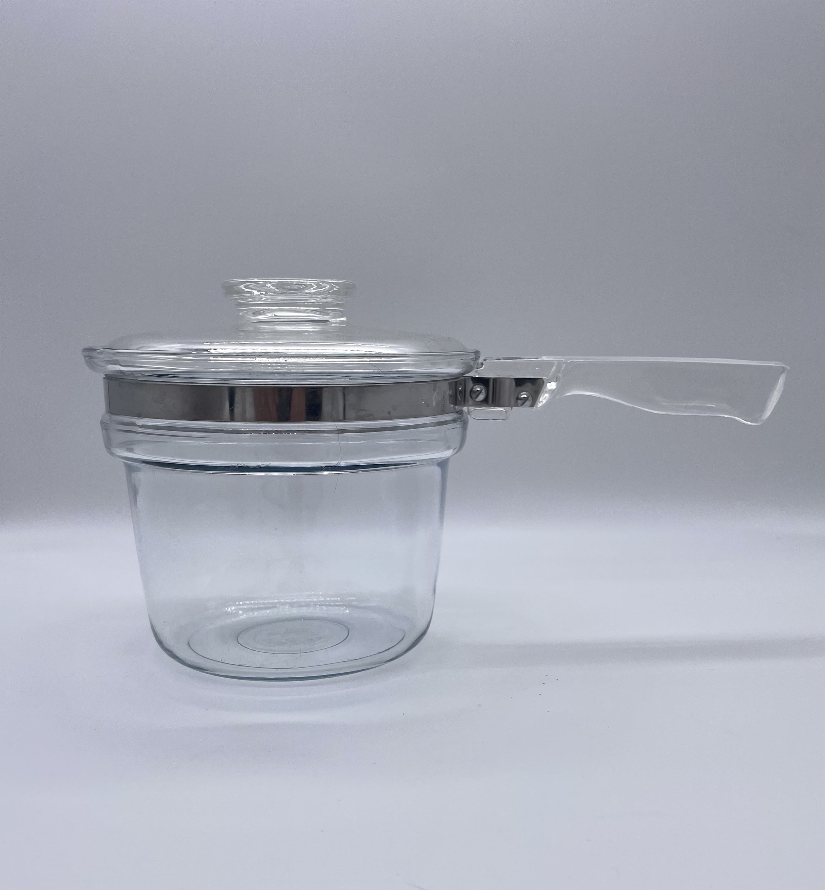 Vintage Pyrex Glass Double Boiler Insert Pyrex Pot Flameware 1.5 QT 6283  Cookware Mid Century Modern Pyrex Vintage Flameware USA 