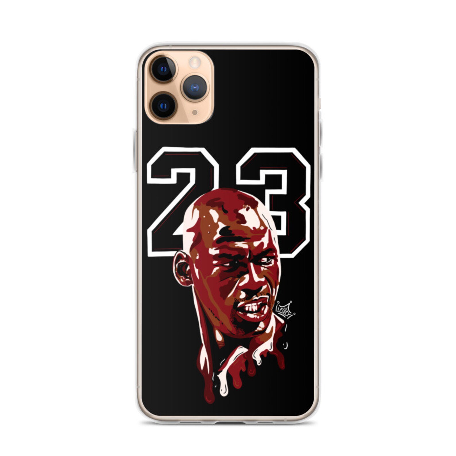 Funda para iPhone Michael Jordan Etsy