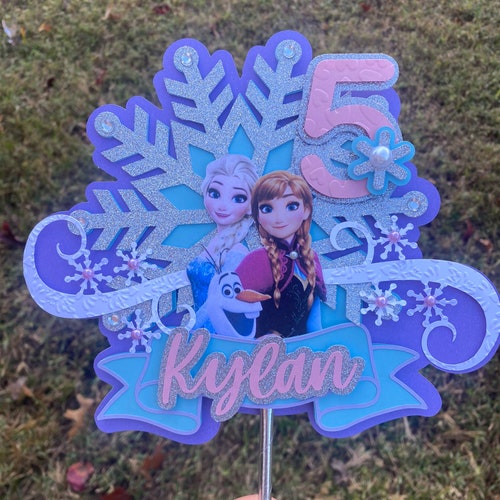 Cake Topper Frozen Etsy