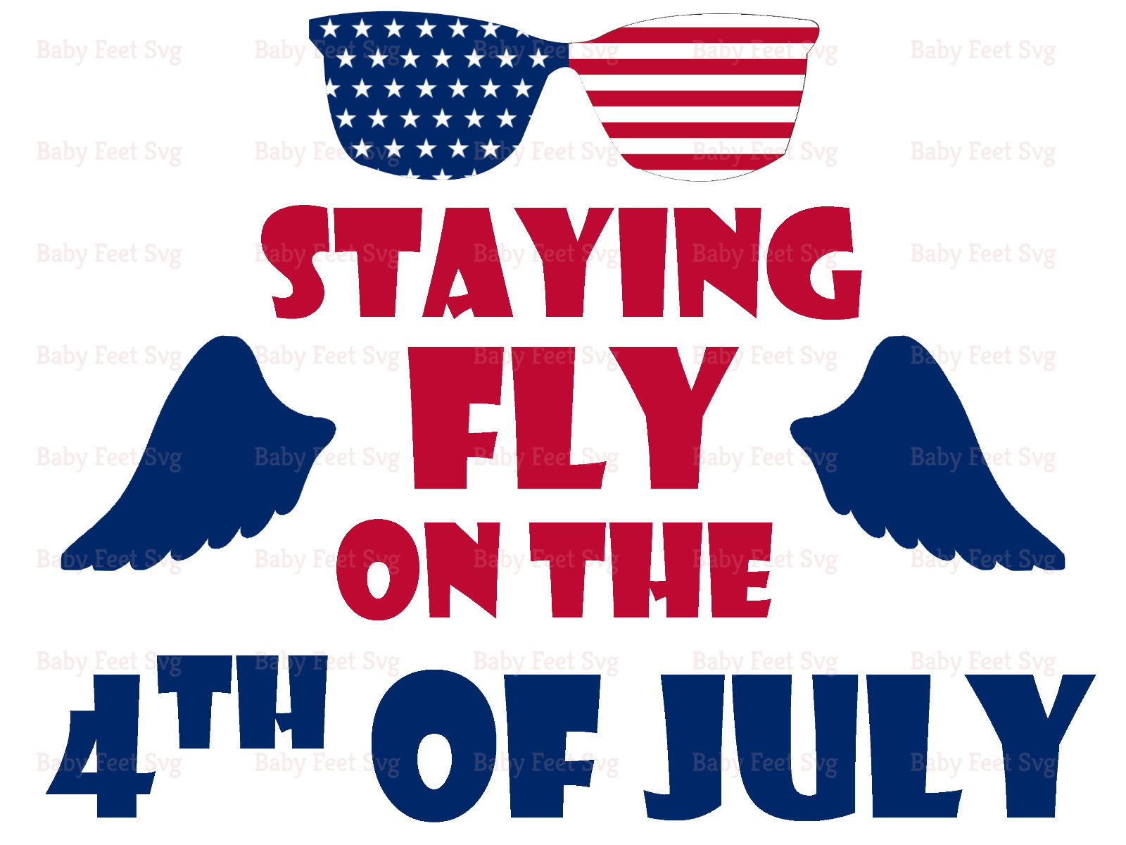 Staying Fly On The 4th Of July Svg Fourth Of July Svg July Etsy