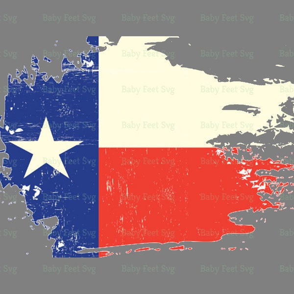 Tattered Texas Flag Svg, Torn Texas Flag Svg, Digital File For Cricut, Silhouette, Vinyl Cutter, Worn Battle Flag Svg Dxf Eps Pdf Jpeg