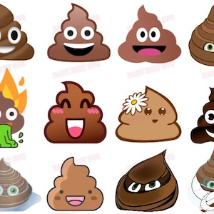 Poop Emoji Svg, Poop Svg, Emoji Poop Svg, I Love The Poop Out Of You Svg, Poop Birthday Card Svg, Toilet Paper Svg, Dxf, Pdf, Eps, Png & Jpg