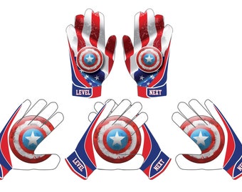 captain america gloves football
