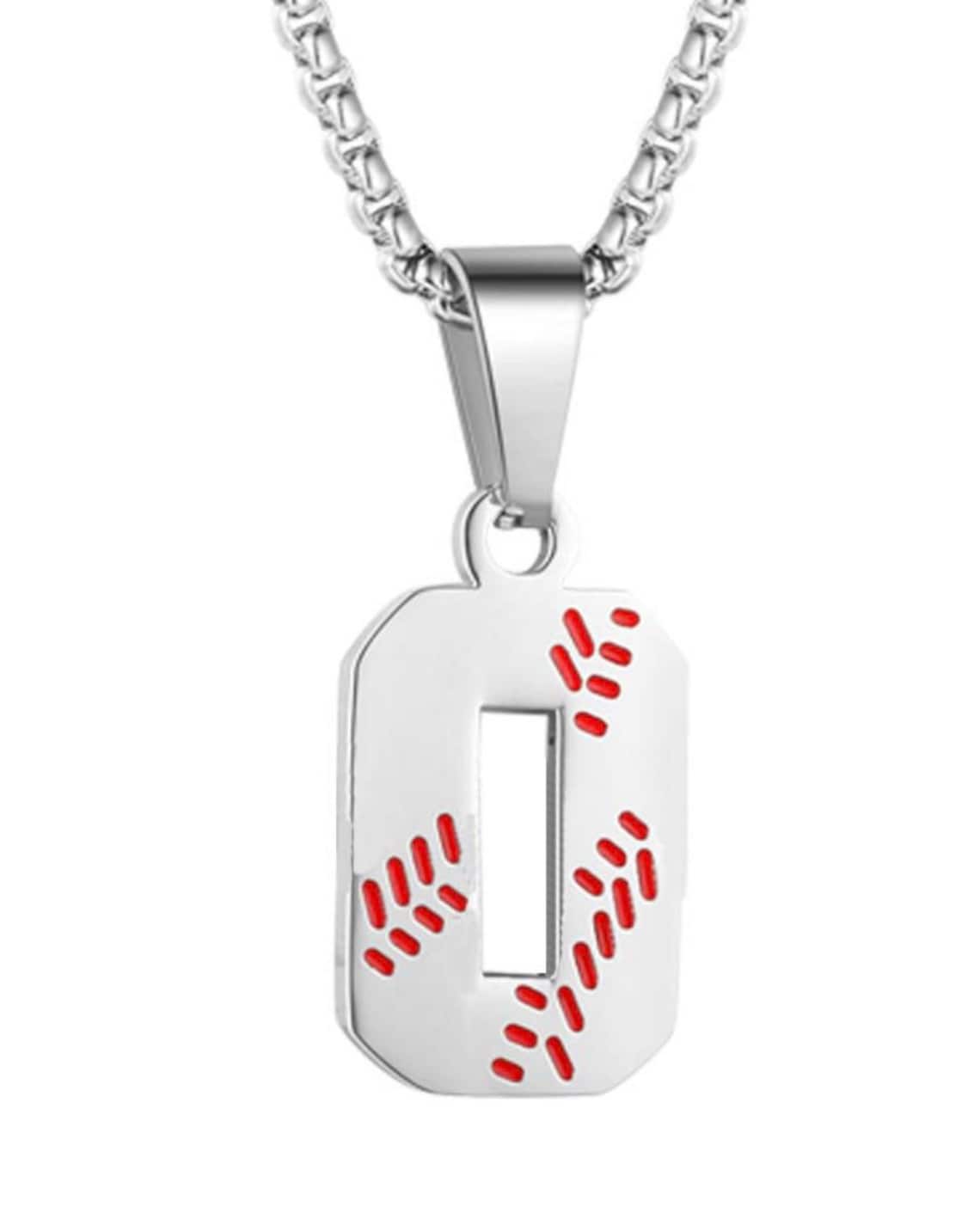 Baseball Necklace Etsy