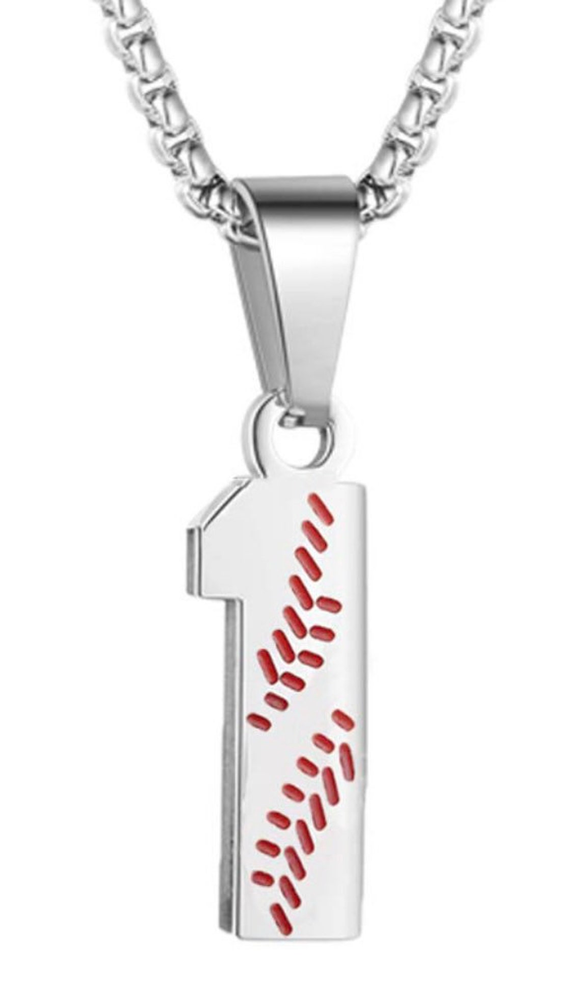 Baseball necklace Etsy