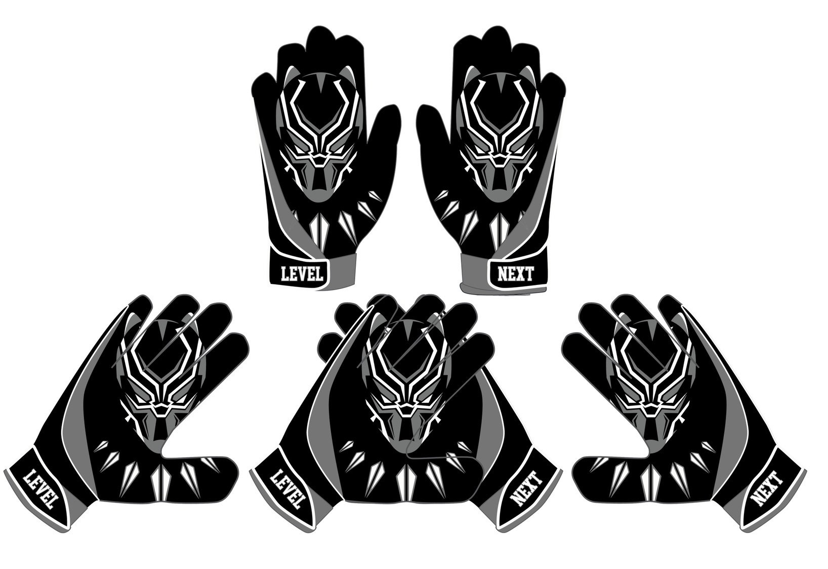 Panthers receiver clearance gloves