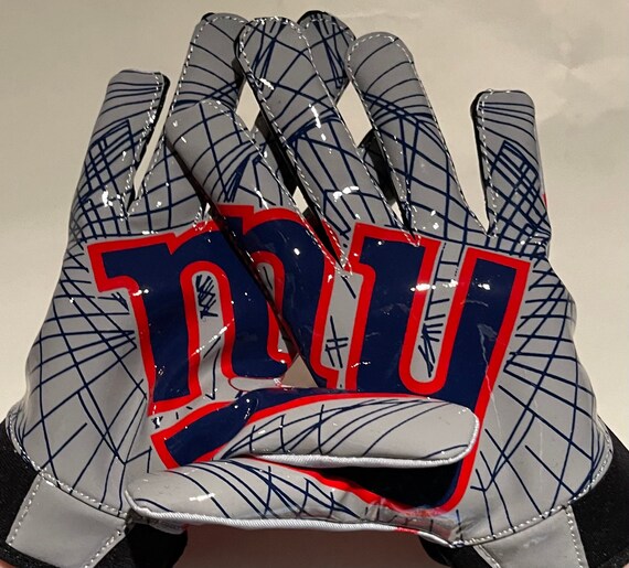 Football Gloves Custom, Next Level New York, Ultra Sticky Palm Receiver  Glove - Etsy