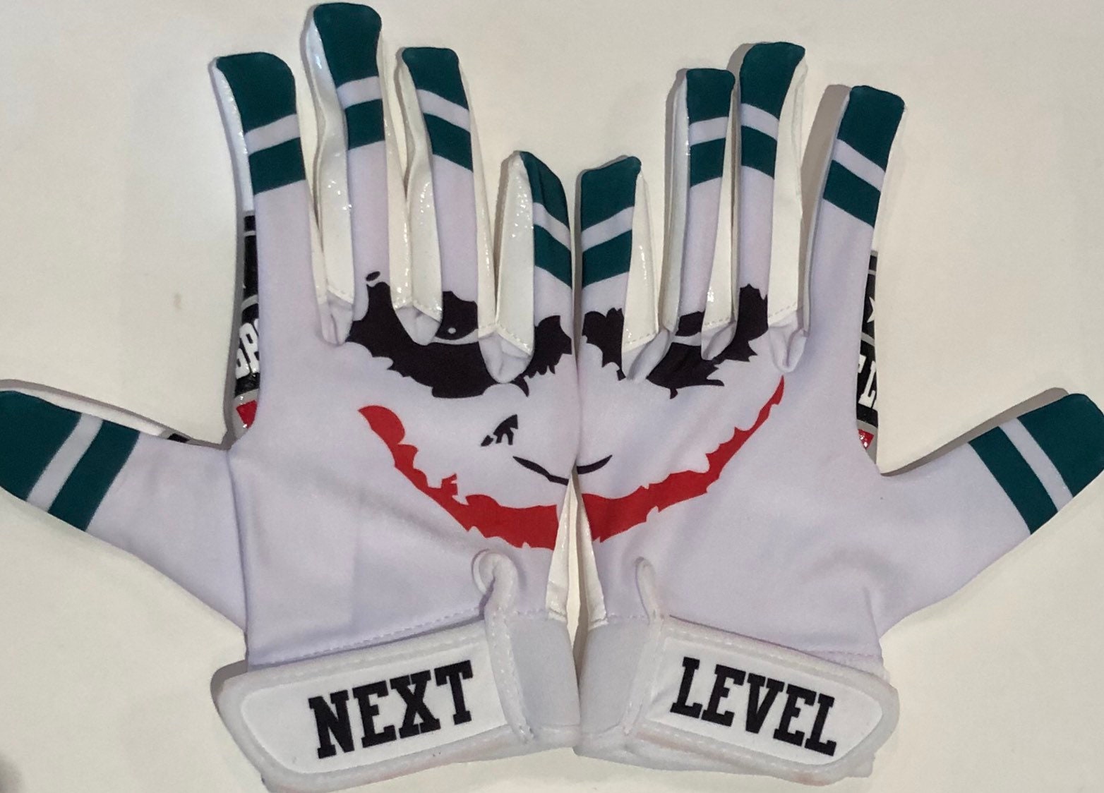 Football Gloves Custom, Next Level Joker, Ultra Sticky Palm Receiver Glove Etsy