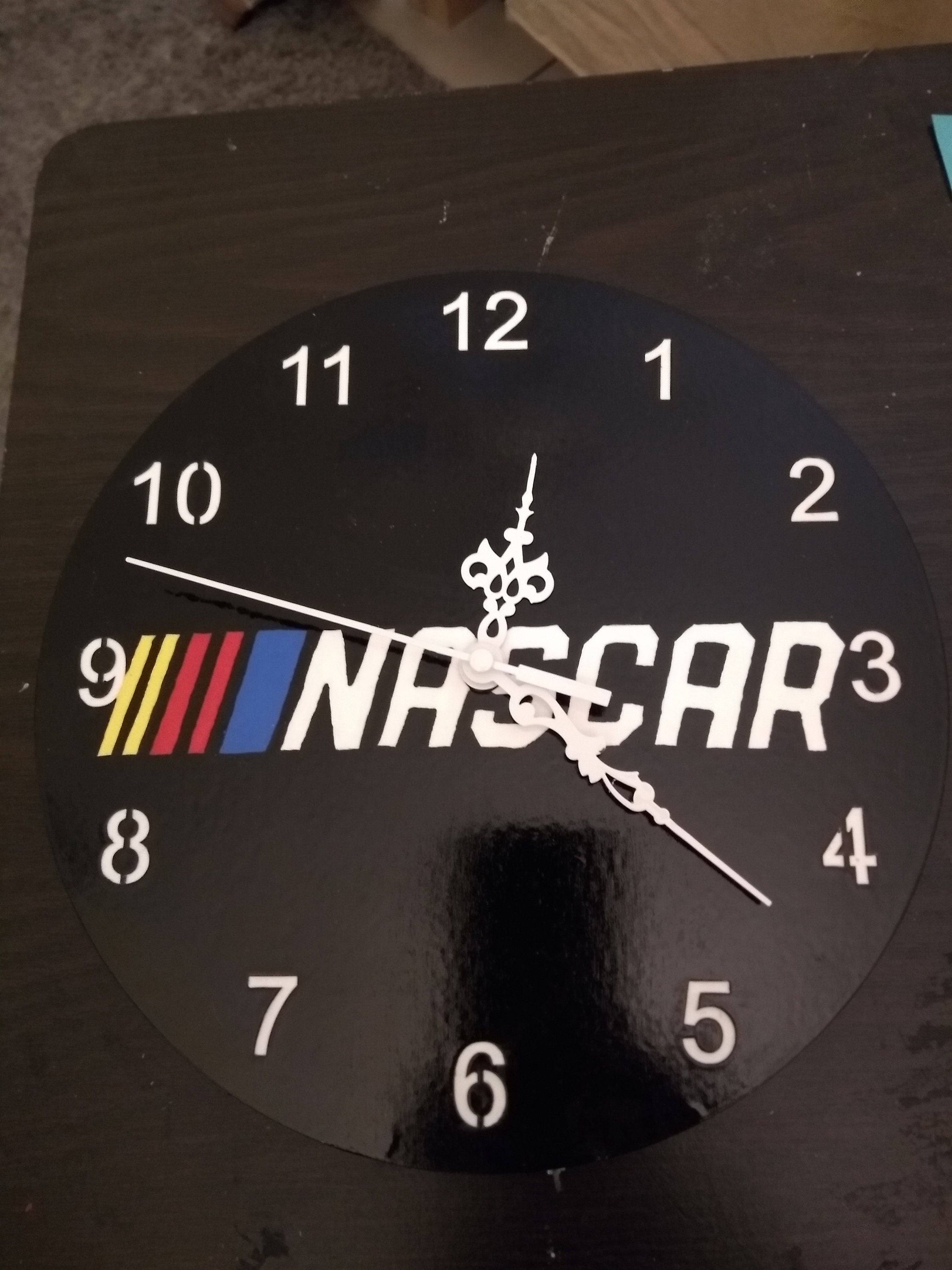 NASCAR clock Etsy