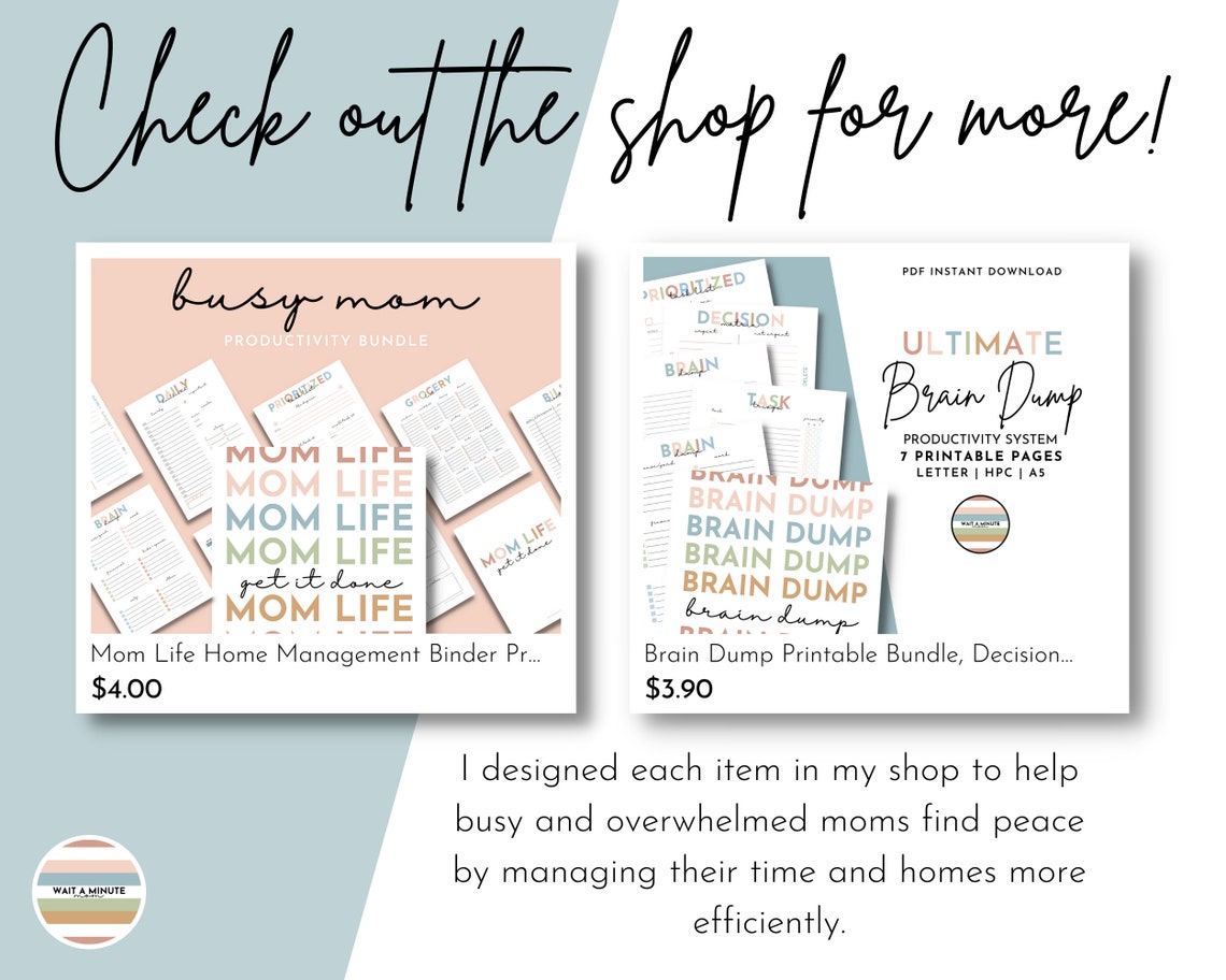 Decision Matrix for Busy Moms Printable, Priority Matrix Worksheet for ...