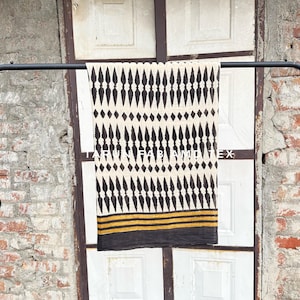 Hand Block Print Cotton Sarong: Indian Beach Wrap, Boho Scarf