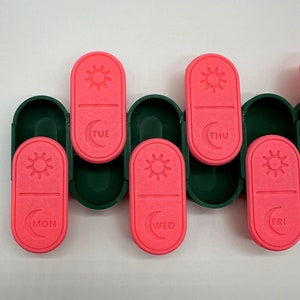 7 Day Pill Container Medicine Storage Pill Organizer Pill Storage Pills Container Medicine Box Medicine Pills Storage Container Pill Box