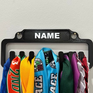 Medal Hanger Medal Award Holder Wall Mounted - Customize, and Add Your Name!