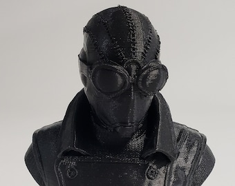 Spiderman Noir Peter Parker 6 Inch Bust Black PLA Plastic