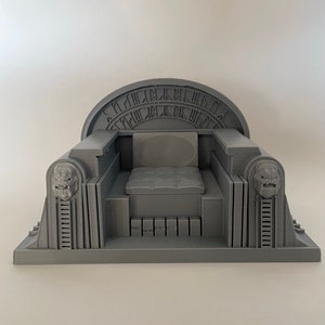 The Book of Boba Fett Throne 3.75" 3D Printed Display Piece Black Series Model