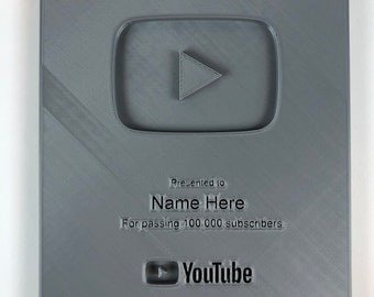 Youtube Play Button Etsy