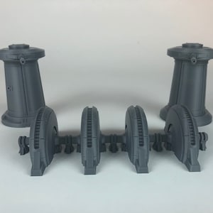 Das ultimative Hoth Terrain Bundle | 2 Hoth Türmchen und 1 Hoth Schild Generator | 3D-gedrucktes Hoth Legion Terrain