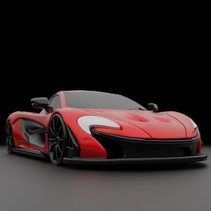 McLaren P1 STL 3D Printing File for FDM or Resin Printing Digital Download
