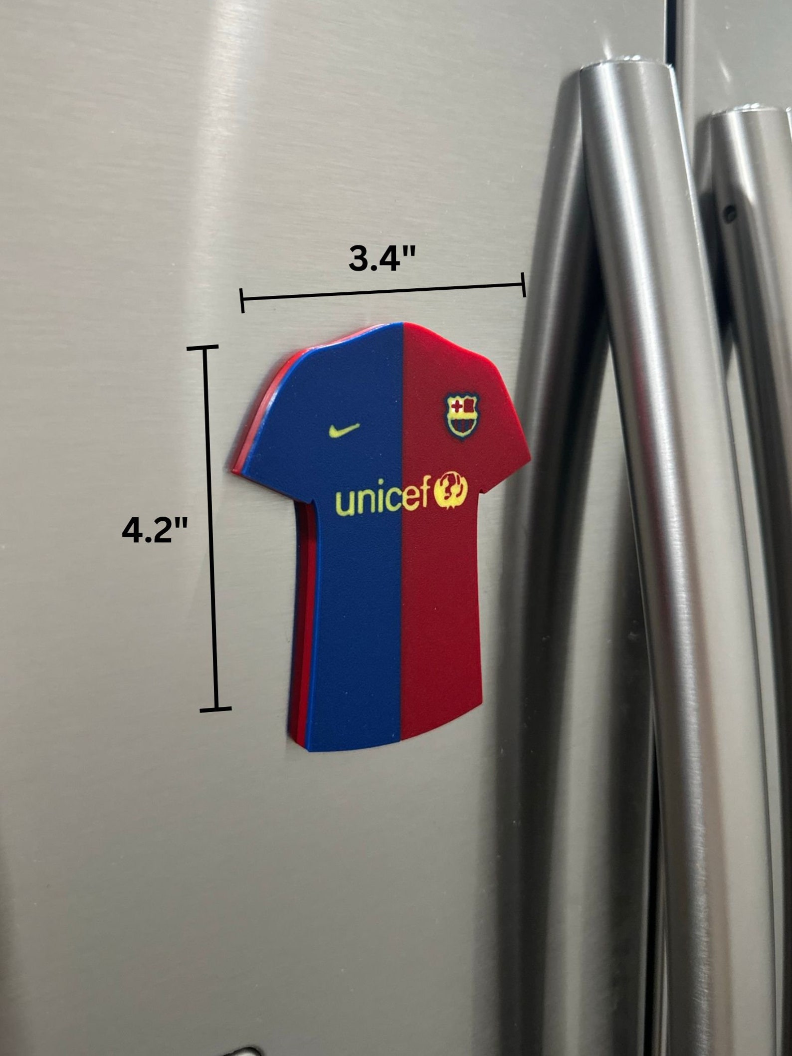 Messi Magnets Lionel Messi #10 08/09 FC Barcelona Jersey Magnet, Front of Jersey ...