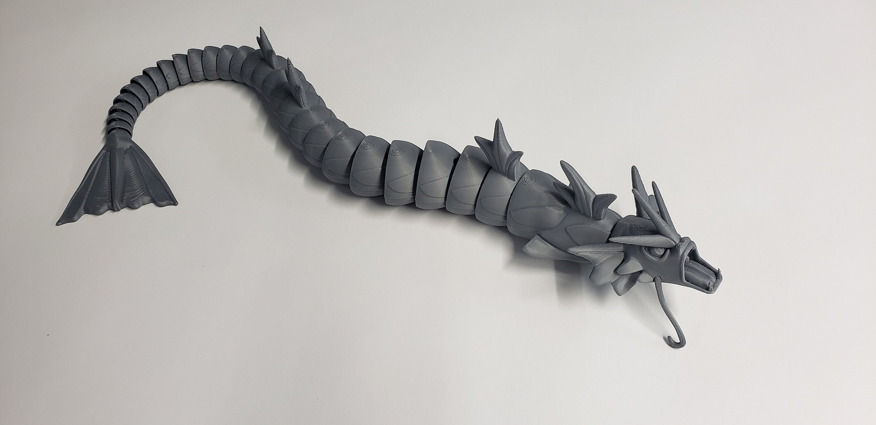 3D Printed Articulated Gyarados Pokemon Flexi Toy 24 Inches Etsy