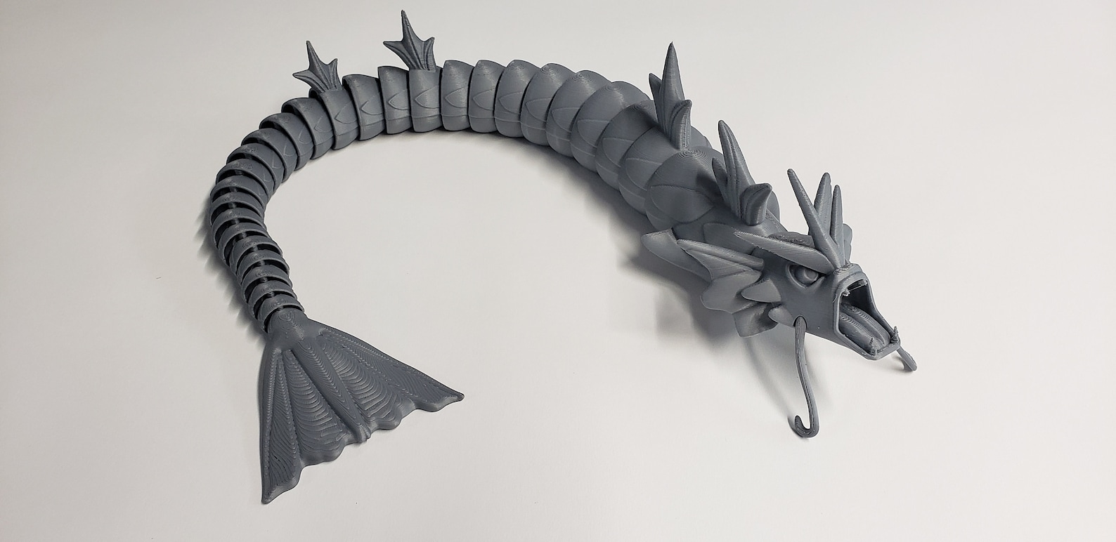 3D Printed Articulated Gyarados Pokemon Flexi Toy 24 Inches Etsy