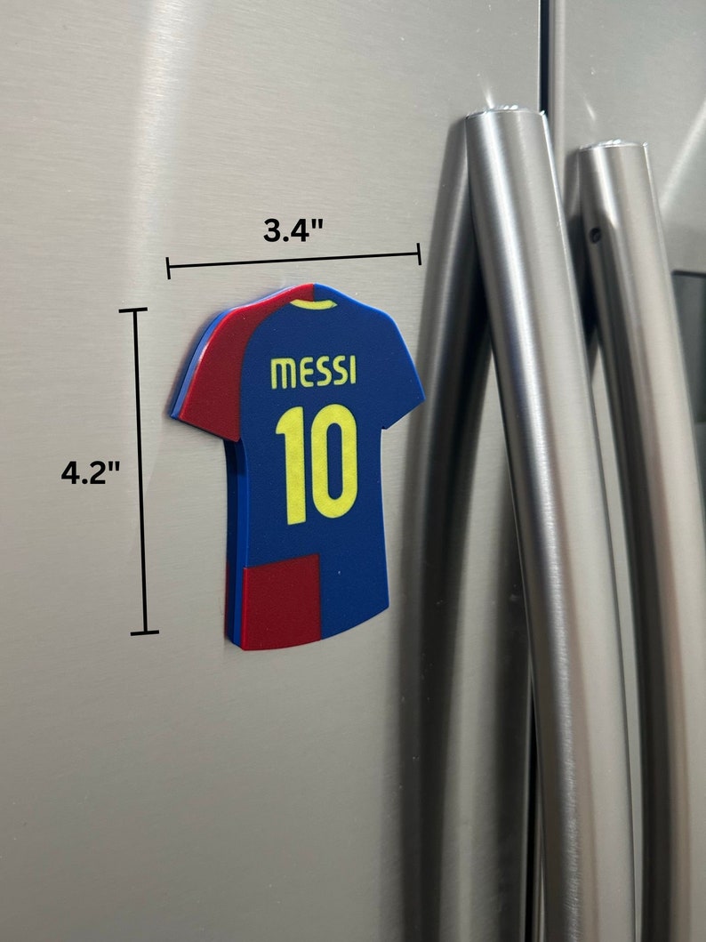 Messi Magnets Lionel Messi #10 08/09 FC Barcelona Jersey Magnet | Home Kit ...