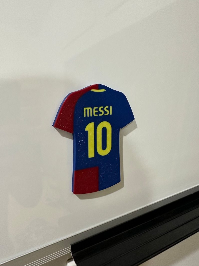 Messi Magnets Lionel Messi #10 08/09 FC Barcelona Jersey Magnet | Home Kit ...