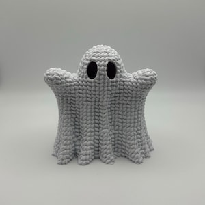Crochet Ghost Figure for Halloween