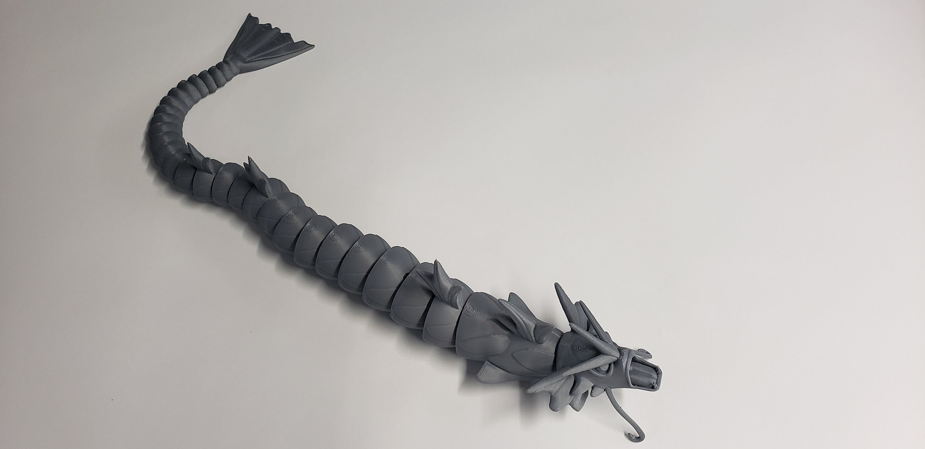 3D Printed Articulated Gyarados Pokemon Flexi Toy 24 Inches Etsy