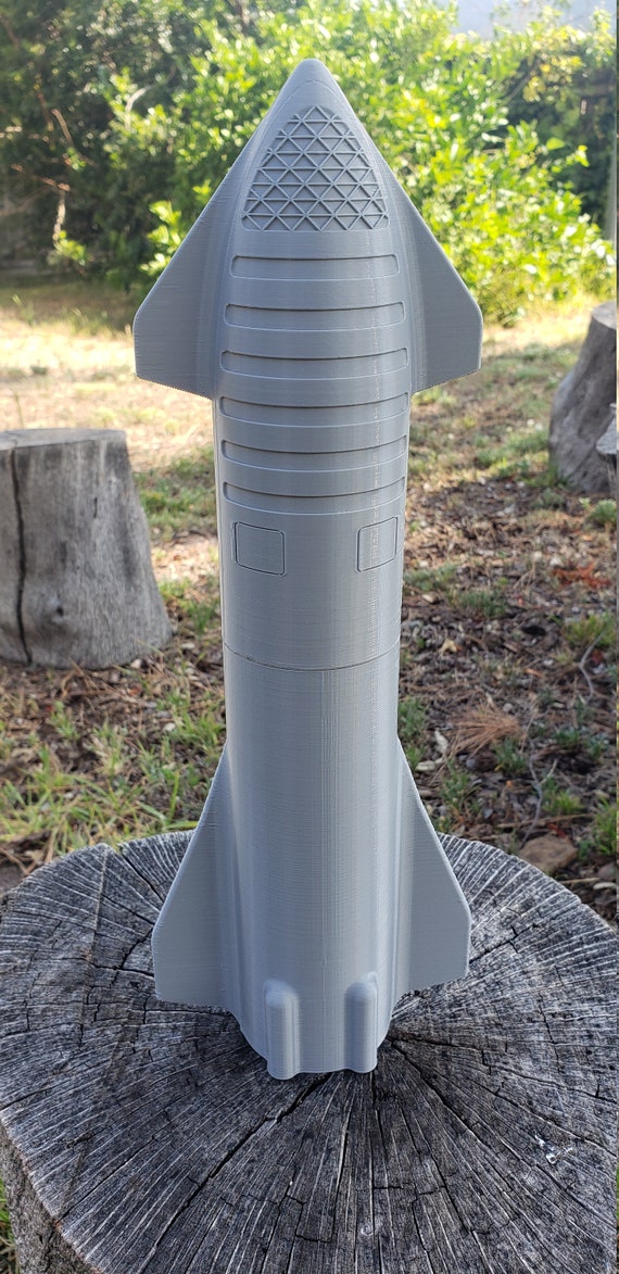 3d Printed 1 160 Spacex Starship Sn8 Display Model 12 Etsy 3d Printed 1 160 Spacex Starship Sn8 Display Model 12 Etsy