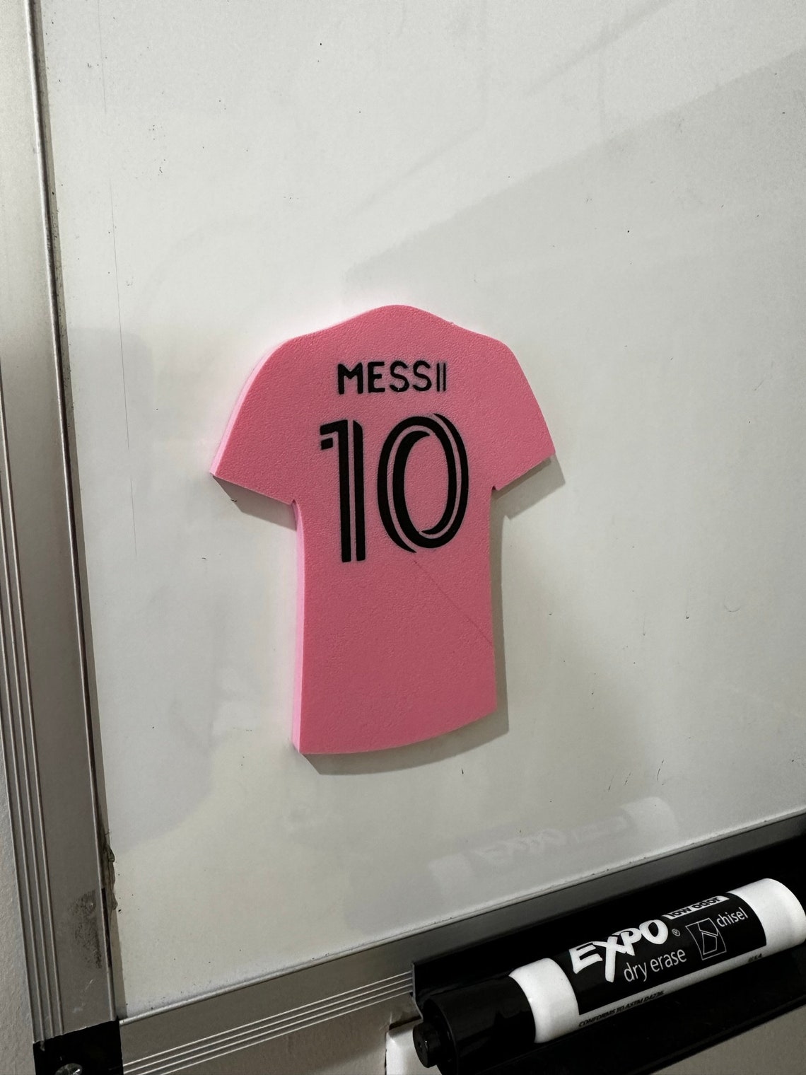 Messi Magnets Lionel Messi #10 Jersey Magnet | Home Kit | Inter Miami Fridge Magnet ...