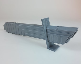 3D gedruckt Pre Vizsla mandaloriandarkischen Darksaber Hilt Replica Prop 12,75 Zoll