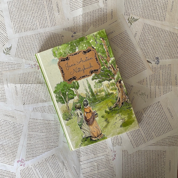 Jane Austen Notizbuch mit reizendem Cover