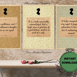 3 citations imprimables Jane Austen Pride and Prejudice