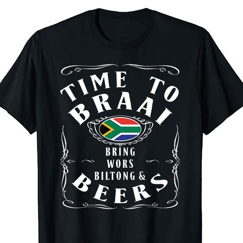 Funny afrikaans t shirts clearance