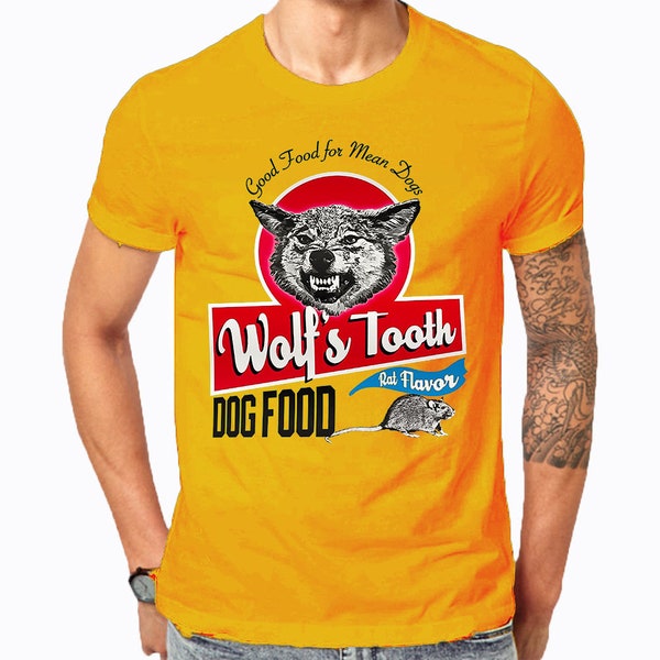 Wolfs Zahn Hundefutter Ratte aromatisiert Es war einmal Retro Vintage Größte Tarantino Hollywood Film T-Shirts