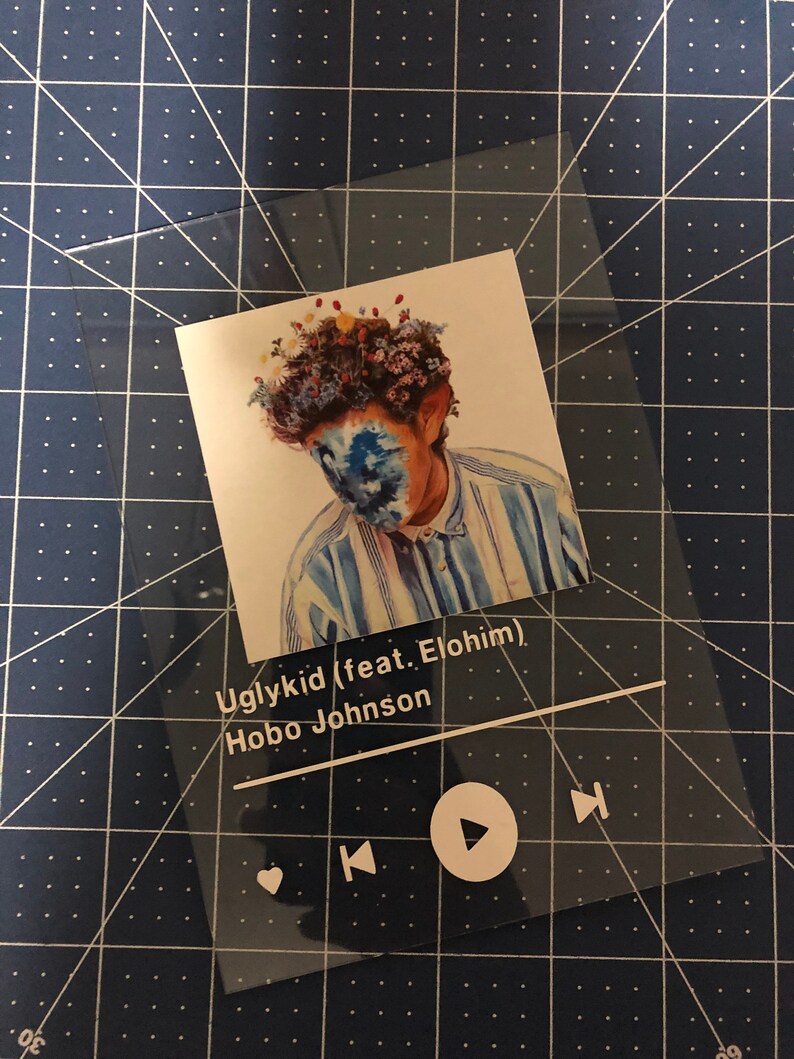 Song Plaque / Album Plaque / Music Plaque / Glass Music Plaque Etsy