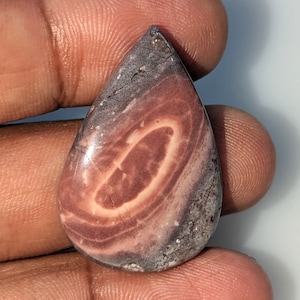 Awesome A-One Quality 100% Natural Polychrome  Jasper Pear Shape Cabochon Gemstone For Making Jewellery 28.95 Ct. 33x23x5 mm SGT 499