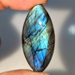 A-One Quality 100% Natural Blue Labradorite Marquise Shape Cabochon Loose Gemstone For Making Jewellery 36.65 Ct. 41X20X6 mm SGT 429